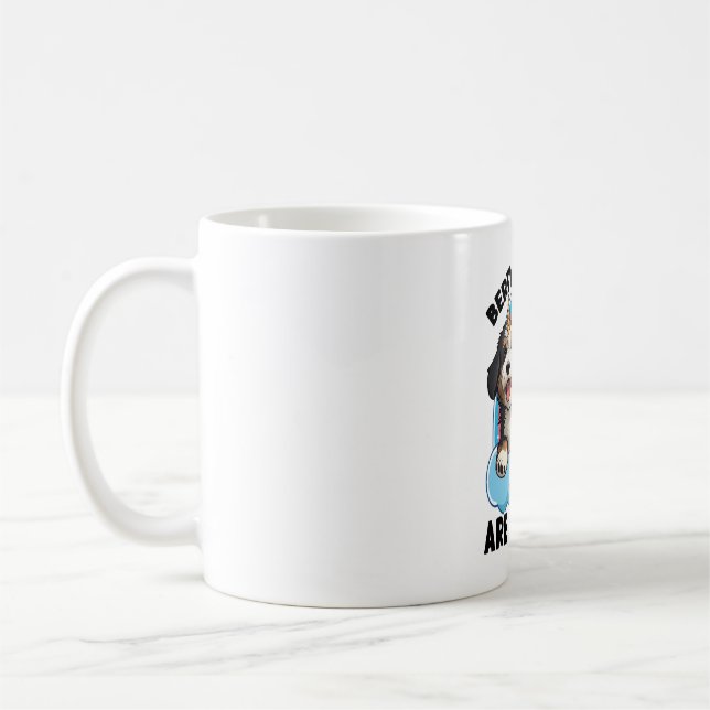 Unicorn Bernedoodles är magiska Kaffemugg (Vänster)