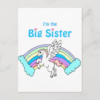 Unicorn big syster vykort