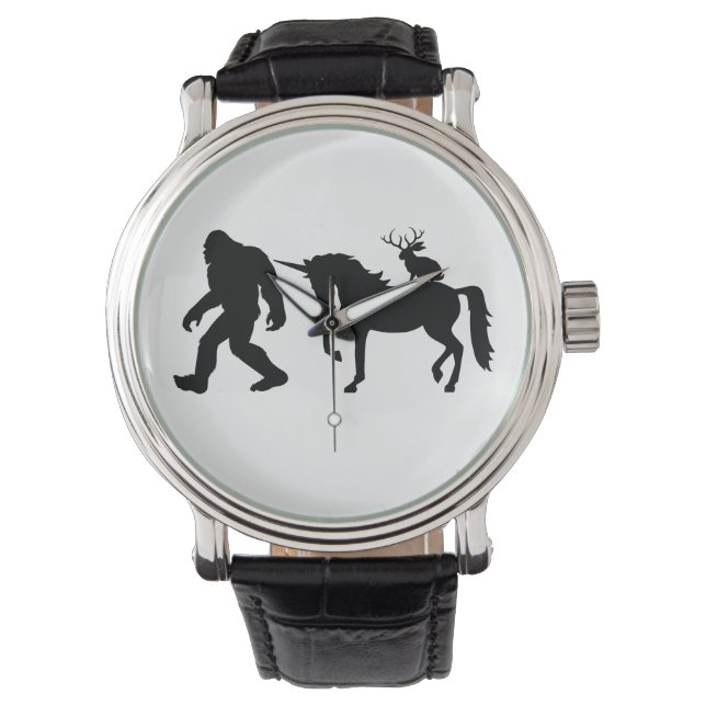 Unicorn, Bigfoot, Jackalope Armbandsur (Framsida)