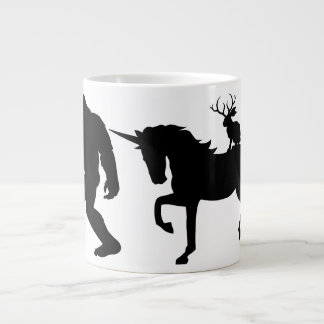 Unicorn, Bigfoot, Jackalope Jumbo Mugg