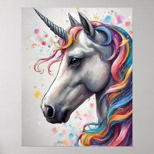 UNICORN BILD ART POSTER