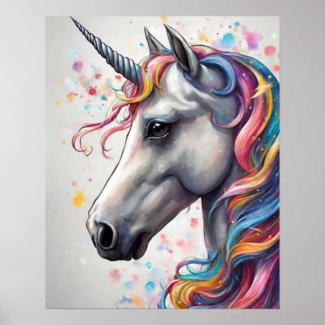 UNICORN BILD ART POSTER (Framsidan)