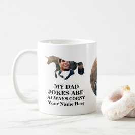 Unicorn-bildskämt i pappa är alltid korniga kaffemugg