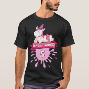 Unicorn Birthday Gift T Kids Girl Shirt