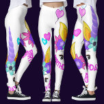 Unicorn, Birthday Girl, Födelsedagsfest Leggings<br><div class="desc">Unicorn,  Birthday Girl,  födelsedagsfest.</div>