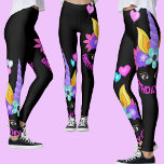 Unicorn, Birthday Girl, Födelsedagsfest Leggings<br><div class="desc">Unicorn,  Birthday Girl,  födelsedagsfest.</div>