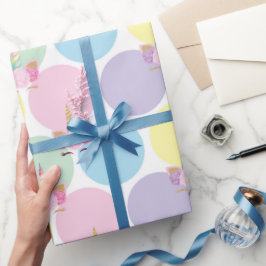 Unicorn Birthday Mönster Presentpapper