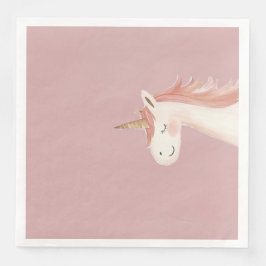 Unicorn birthday Party napkin  Pappersservett