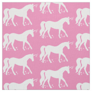 Unicorn bland stjärnorna i Silhouette Tyg