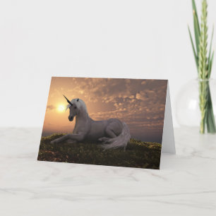 UNICORN BLANK GREETTO-KORT KORT