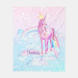 Unicorn Blanket Personlig Unicorn Blankets Fleecefilt