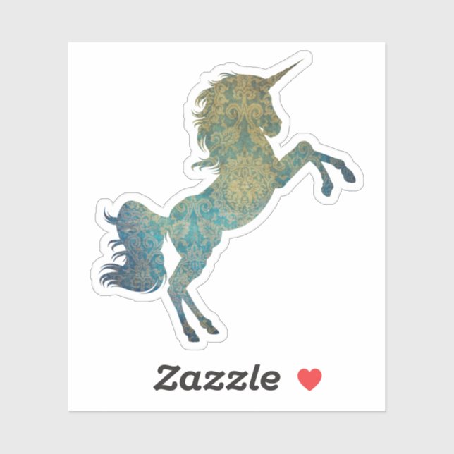 Unicorn Blues Klistermärken (Ark)