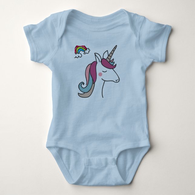 Unicorn Bodykostydräkt Tee (Framsida)