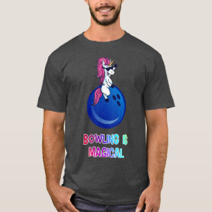 Unicorn Bowling Shirt Bowling Unicorn Bowling Ball T Shirt