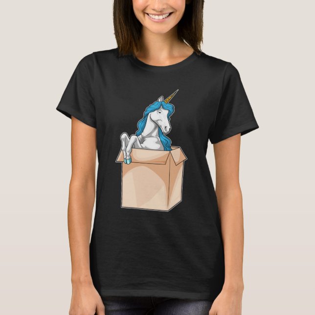 Unicorn Box T Shirt (Framsida)