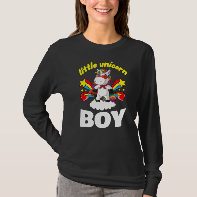 Unicorn Boy T Shirt (Framsida)