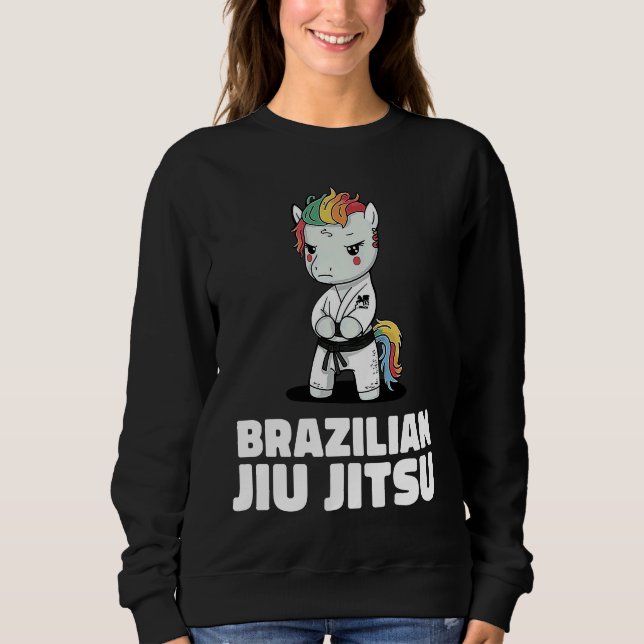 Unicorn Brazilian Jiu Jitsu and Grappling     T Shirt (Framsida)