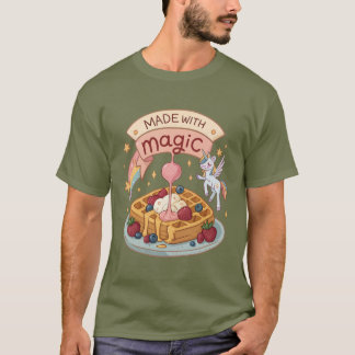 Unicorn Breakfast Äventyr: Syrup Waterfalls & Mors T Shirt