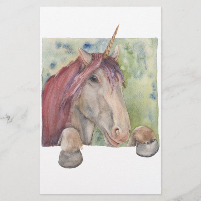 Unicorn Brevpapper (Framsida)