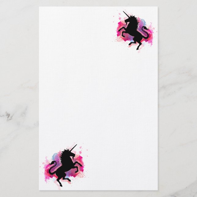 Unicorn Brevpapper (Framsida)