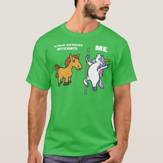 Unicorn Bröllop-tjänsteman T Shirt