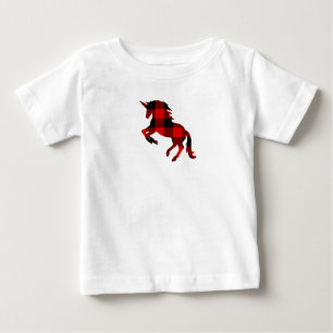 Unicorn Buffalo Check Pput T-Shirt