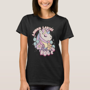 Unicorn Cafeteria Worker Lunch Dam Sten T Shirt