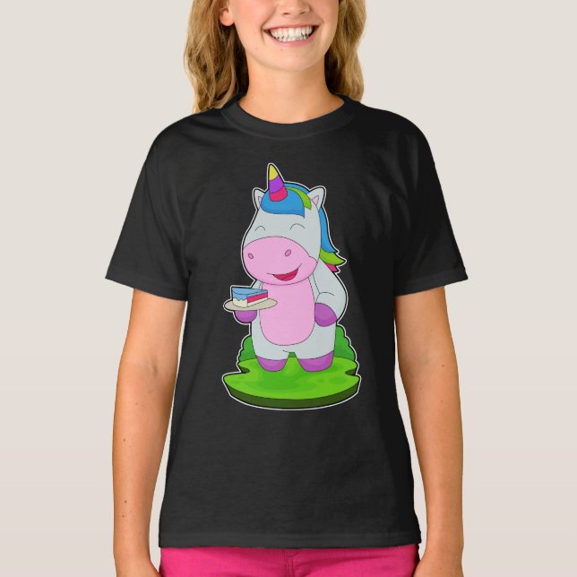 Unicorn Cake T Shirt (Framsida)