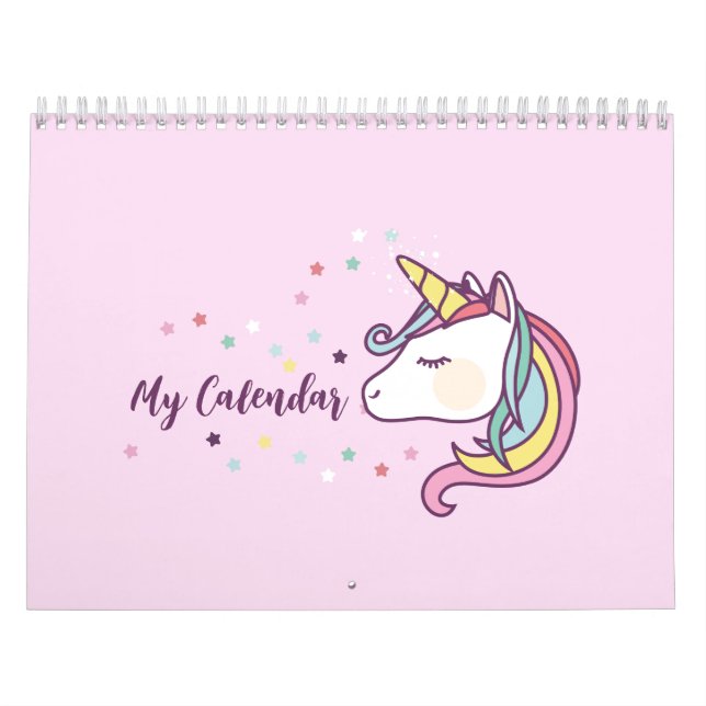 Unicorn Calendar Kalender (Omslag)