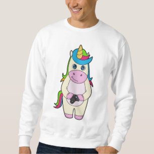 Unicorn Camera Lång Ärmad Tröja