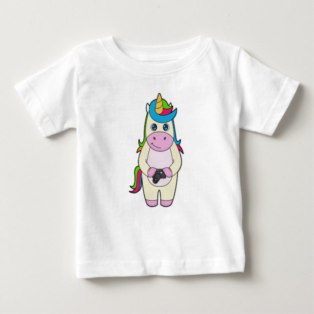 Unicorn Camera T Shirt (Framsida)
