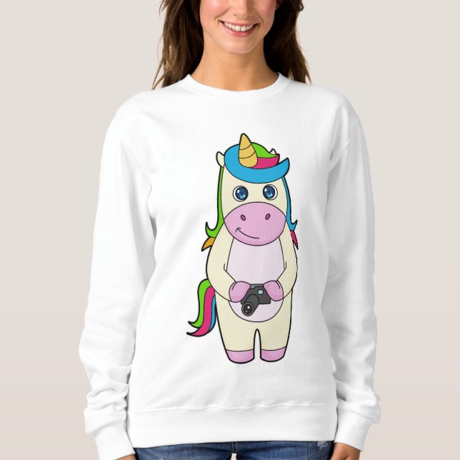 Unicorn Camera T Shirt (Framsida)