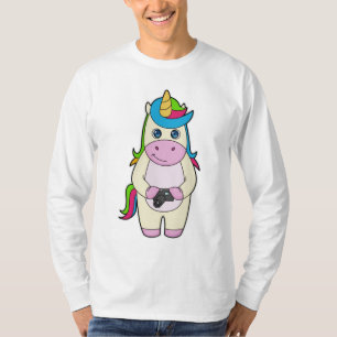 Unicorn Camera T Shirt