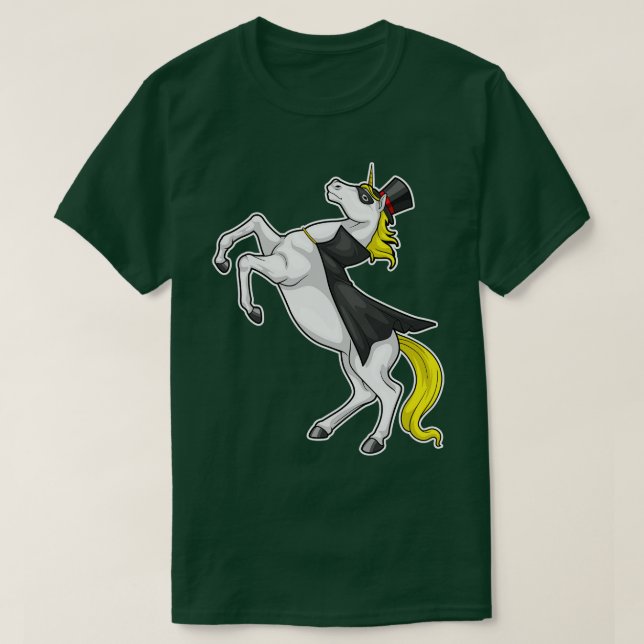 Unicorn Cape Cylinder T Shirt (Design framsida)