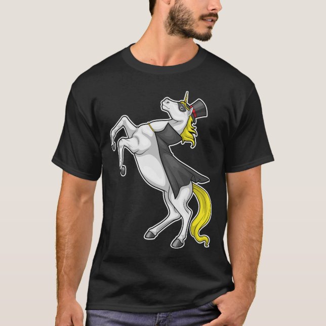 Unicorn Cape Cylinder T Shirt (Framsida)