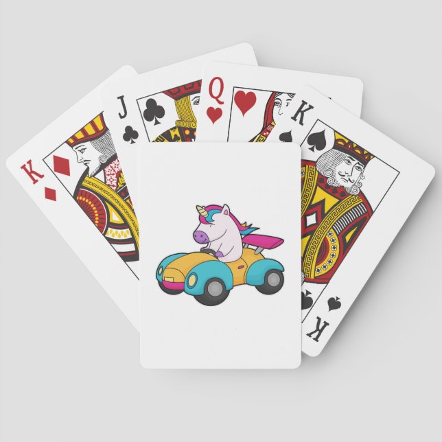 Unicorn Car Casinokort (Baksidan)