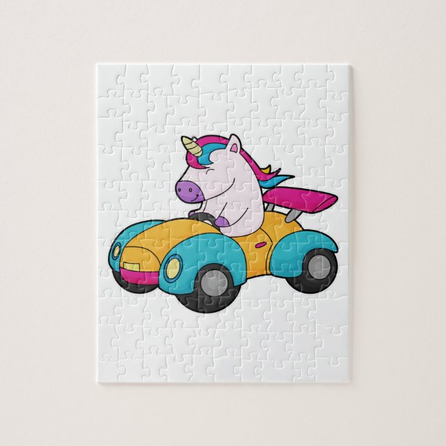 Unicorn Car Pussel (Vertikal)