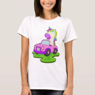 Unicorn Car T Shirt