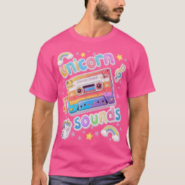 Unicorn Cassette Collage Manar T Shirt