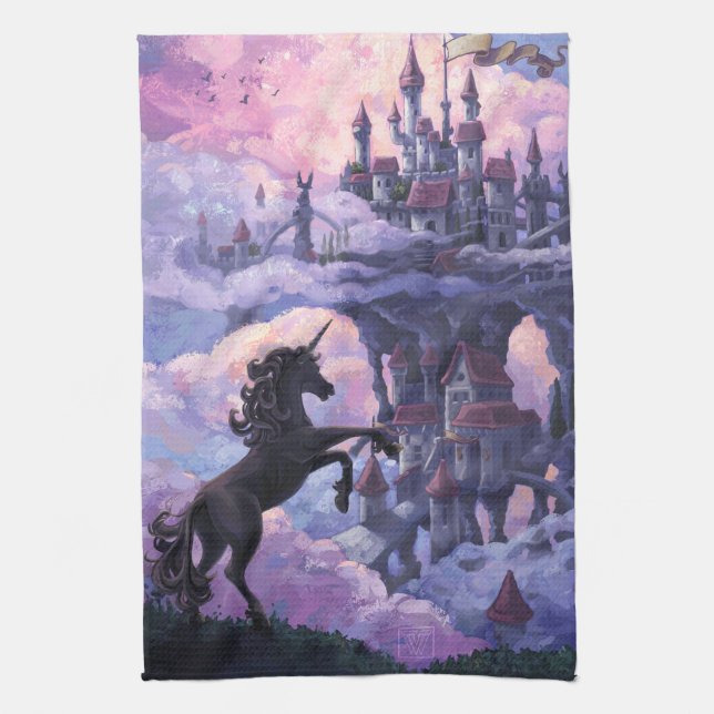 Unicorn Castle Kökshandduk (Vertikal)