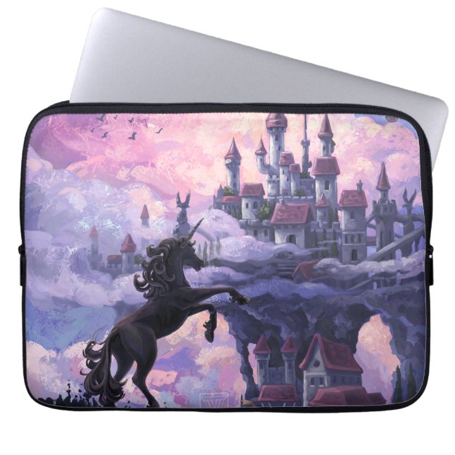 Unicorn Castle Laptop Fodral (Framsidan)