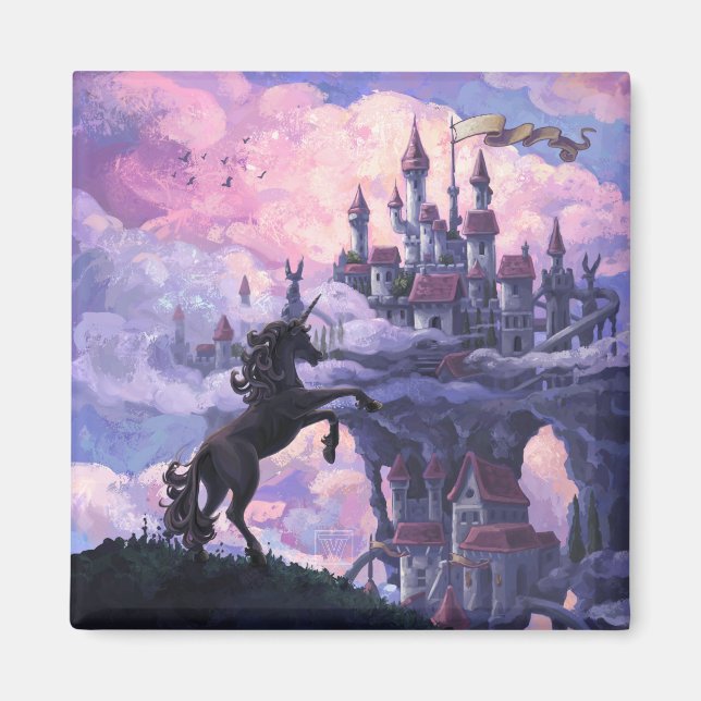 Unicorn Castle Magnet (Framsidan)