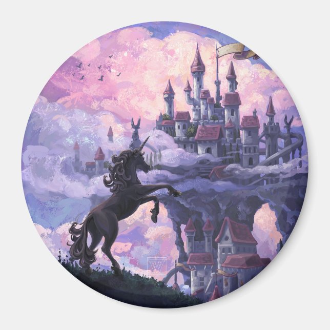 Unicorn Castle Magnet (Framsidan)