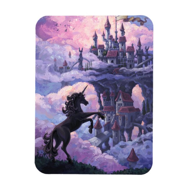 Unicorn Castle Magnet (Vertikal)