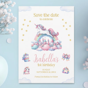 Unicorn Castle Rainbow Magic Birthday Spara Datumet