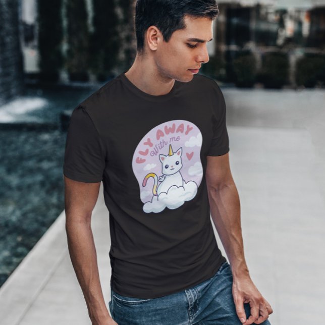 Unicorn Cat Creature Cute T Shirt (Skapare uppladdad)