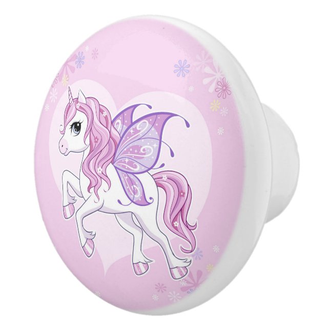Unicorn Ceramic pull Knopp (Höger)