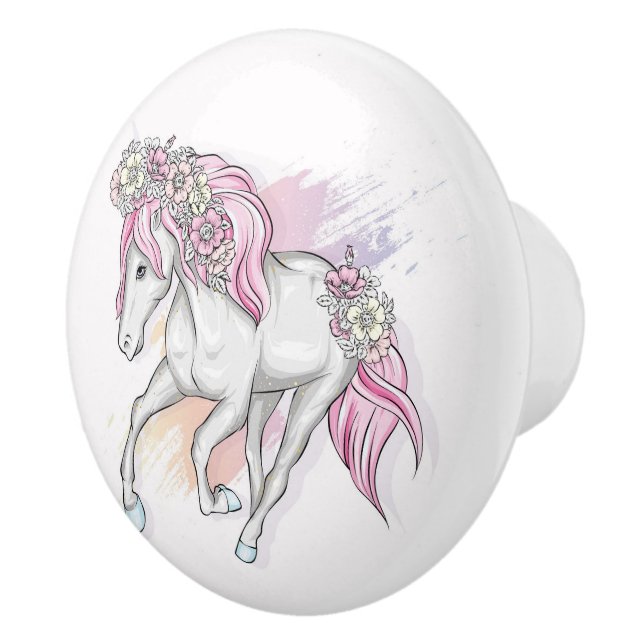 Unicorn Ceramic pull Knopp (Höger)