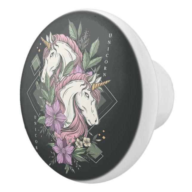 Unicorn Ceramic pull Knopp (Höger)
