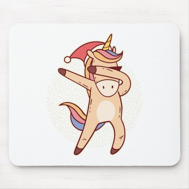 Unicorn christmas musmatta (Framsidan)